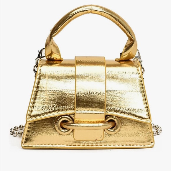 Handbags - Gold Women's Mini Handbag